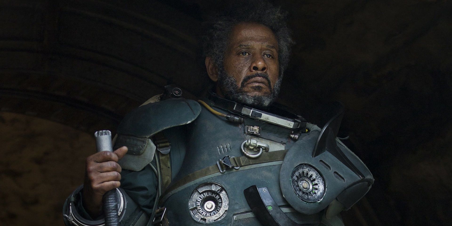 Saw Gerrera in Rogue One: A Star Wars Story