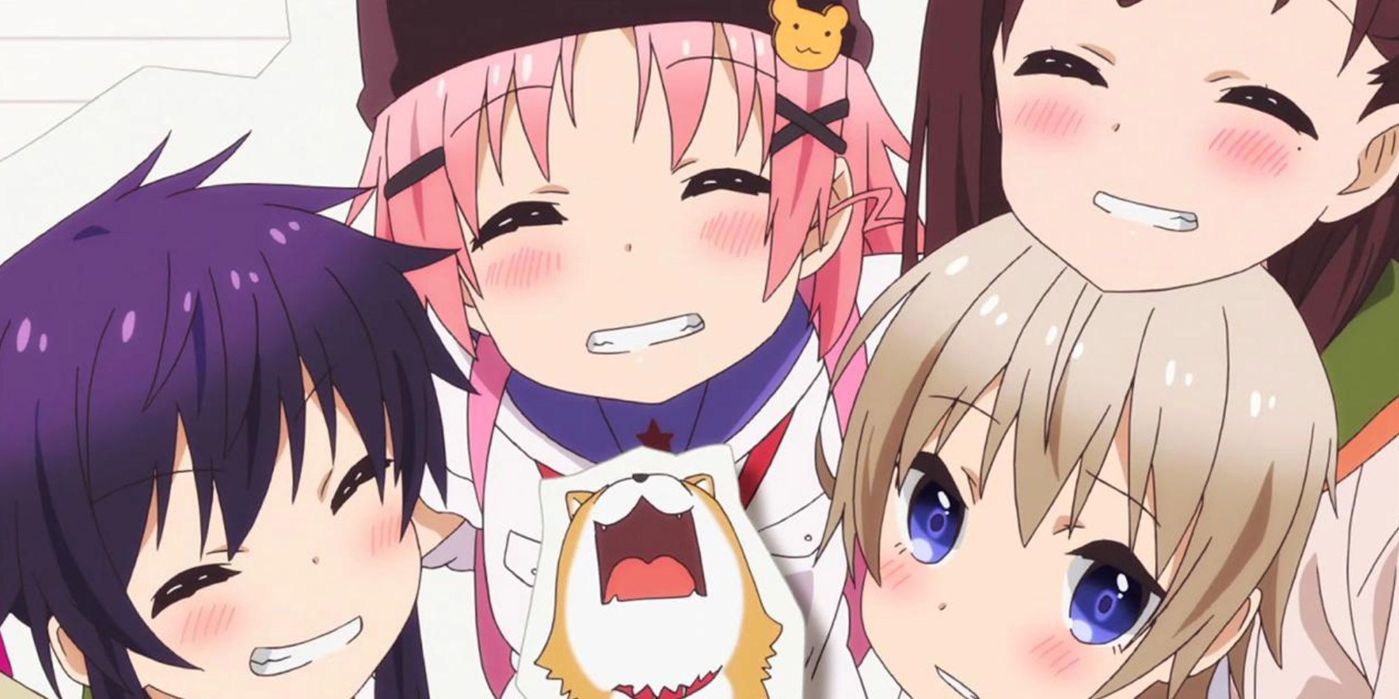School-Live - Main Cast Of Characters Smiling Toward The Camera