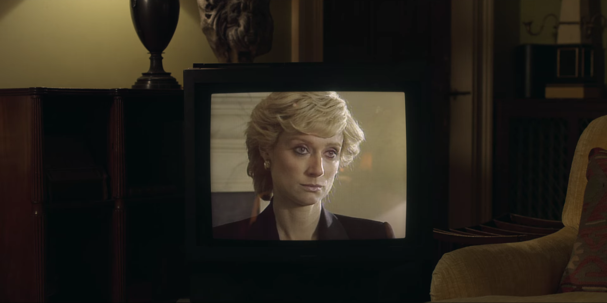 Princess Diana in her Martin Bashir interview, The Crown S5