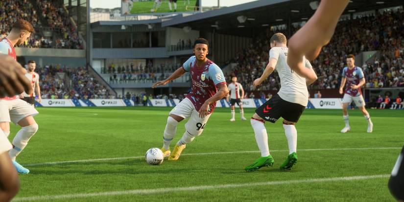 Screenshot Of Désiré Doué In FIFA-23 Career Mode