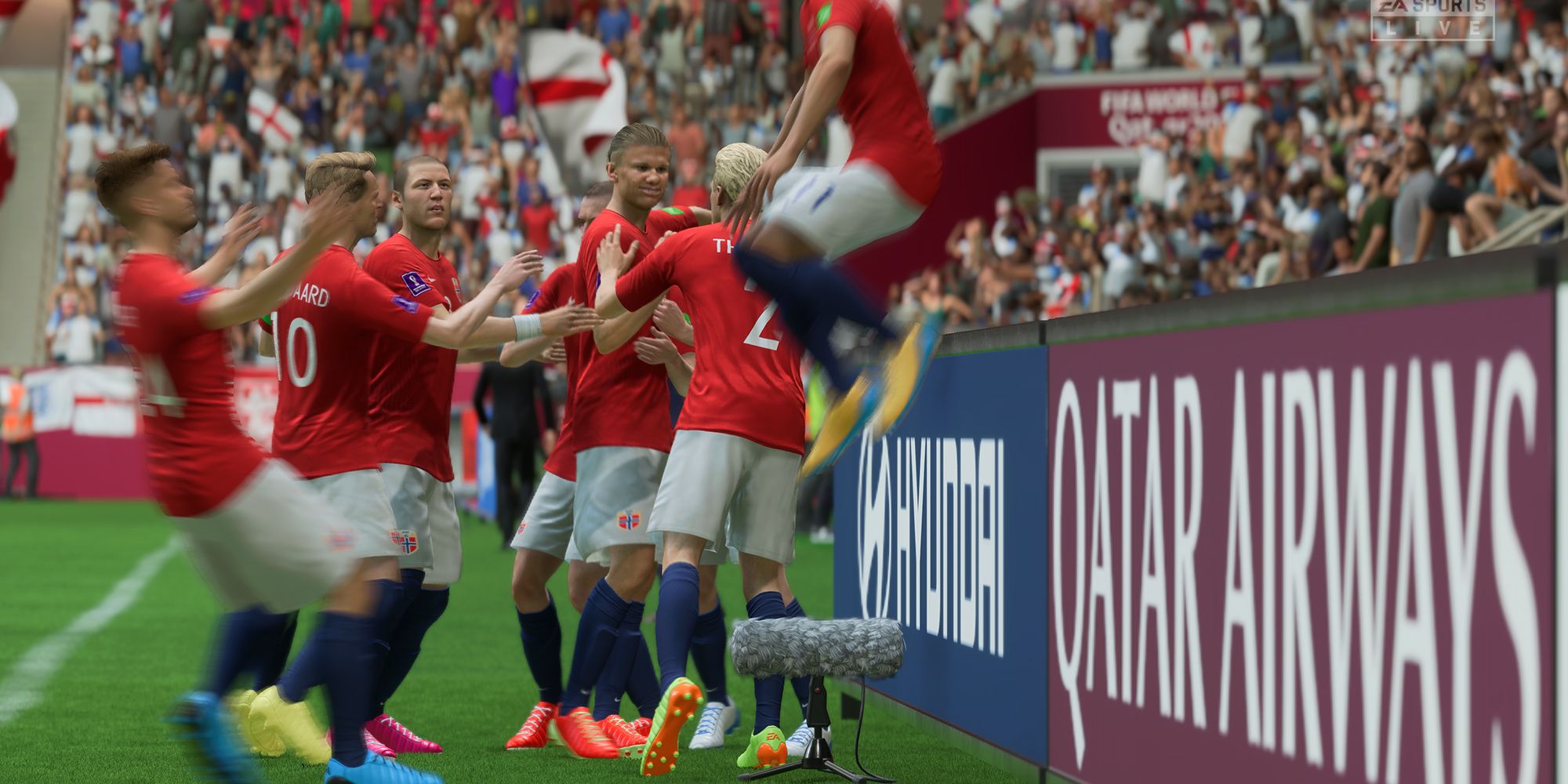 Screenshot Of The Norway National Team In FIFA 23 World-Cup Mode