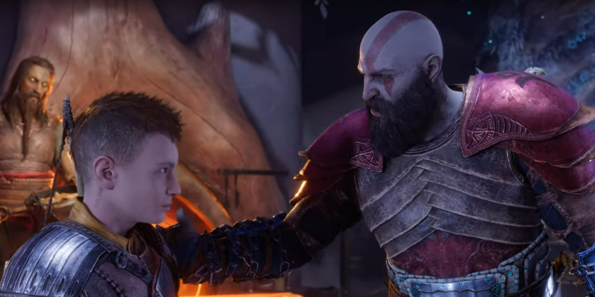 Atreus upset with Kratos in God of War: Ragnarok