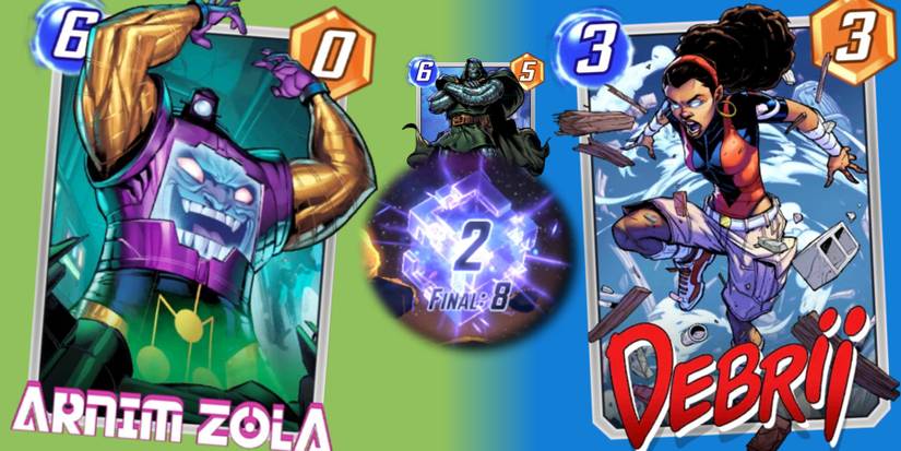 Marvel Snap - Snap System. Debrii Arnim Zola Dr.Doom