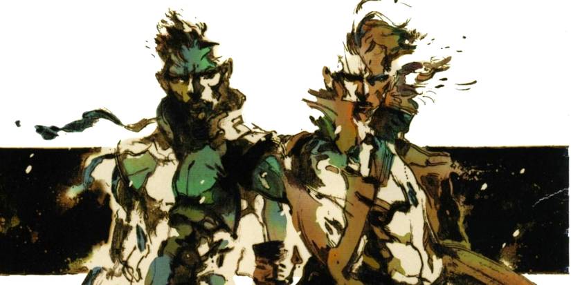 Solid Snake & Liquid Art by Yoji Shinkawa