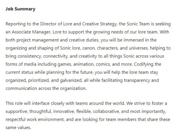 Sonic Associate Manager