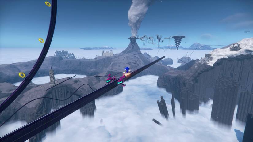 Sonic Frontiers Chaos Island Rails