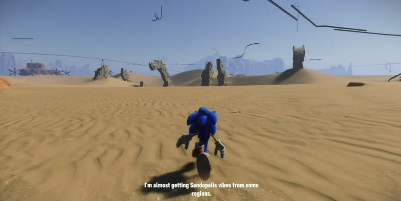 Sonic Frontiers Easter Eggs- Sandopolis 