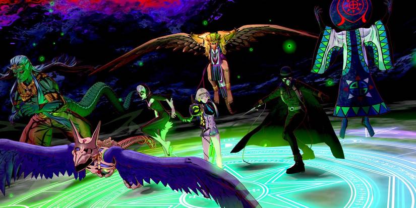 image showing soul hackers 2 main character. 