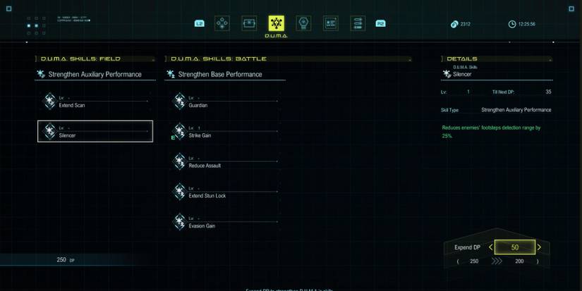 Star Ocean 6 - using DUMA skill tree