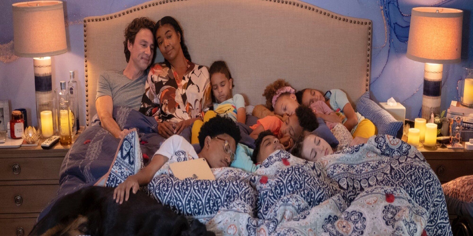 The Baker Family in the 2022 Reboot All Together Sat In Bed