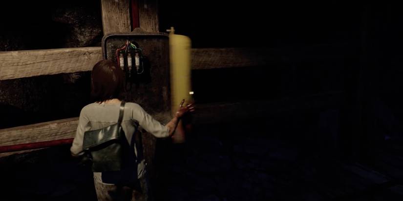 The Chant - Turn on the lights - Player uses an Electric Fuse in the mines