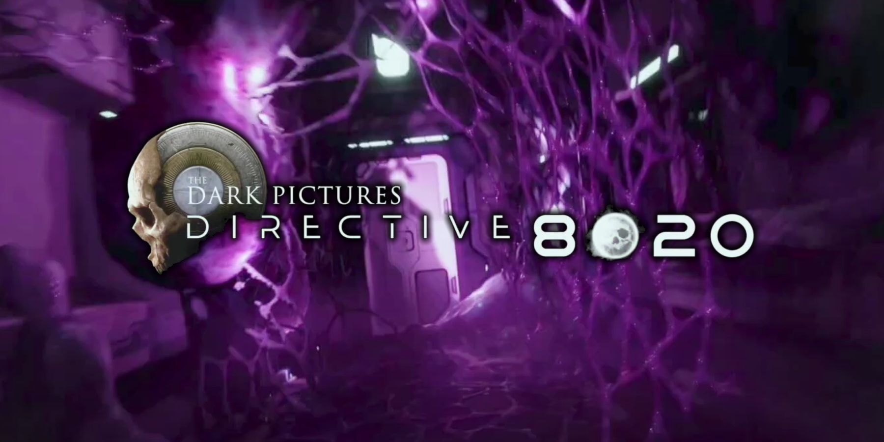 Screenshot from The Dark Pictures Anthology Directive 8020 trailer with logo overlaid