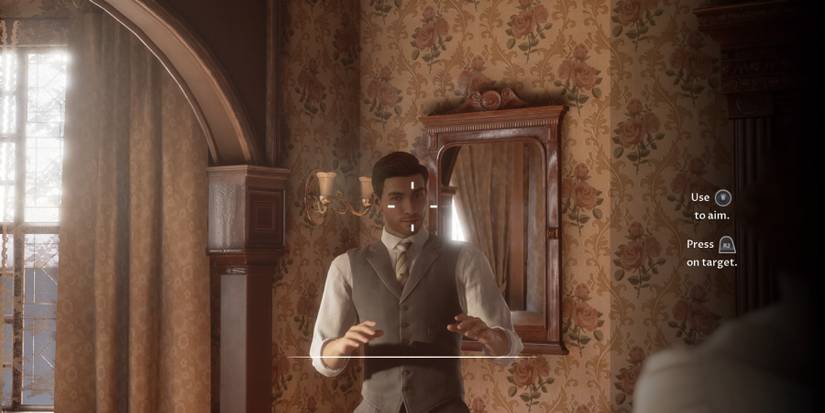 a cute Quick Time Event tutorial with Jeff and Marie throwing pillows in Dark Pictures: The Devil in Me 