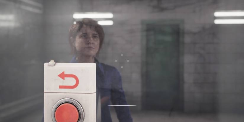 Jamie choosing whether to press the reverse button and doom Kate