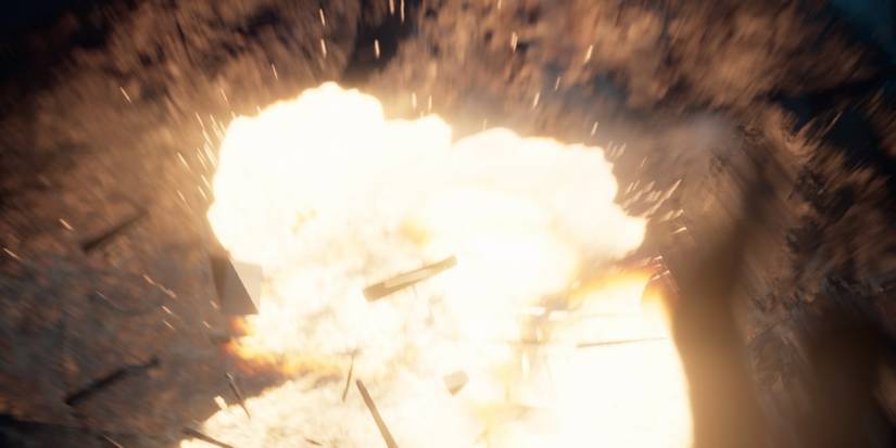 The final QTE where Kate and Mark escape the boat crash