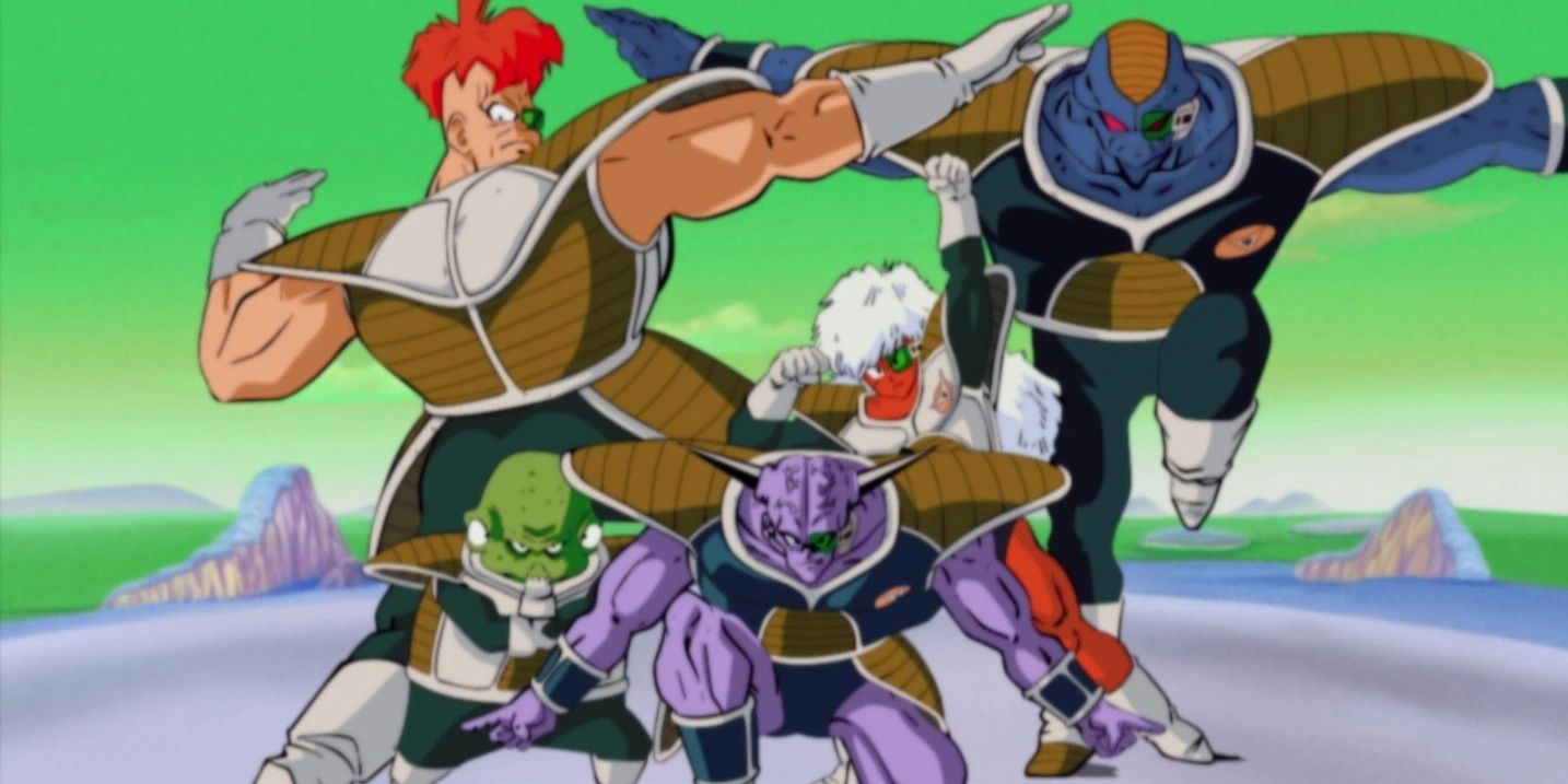 The Ginyu Force in Dragon Ball Cropped