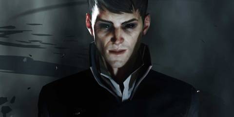 Close up of The Outsider from Dishonored 2