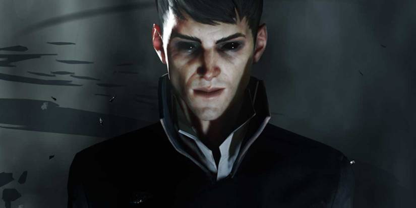 Close yup of The Outsider from Dishonored 2