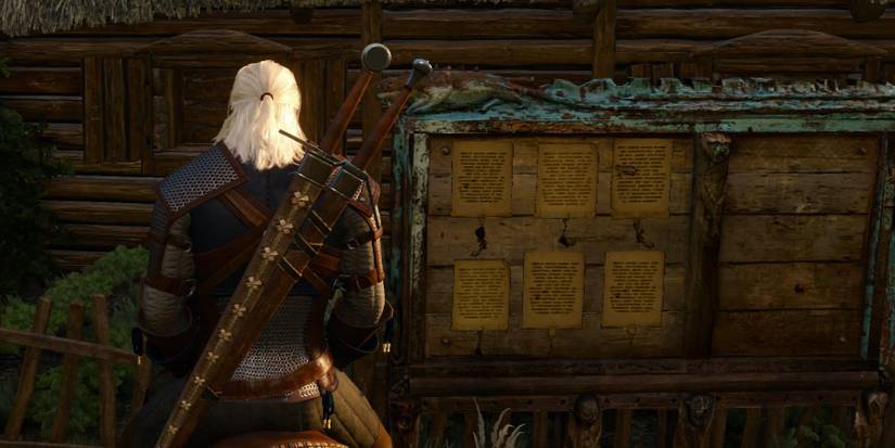 The Witcher 3 first notice board