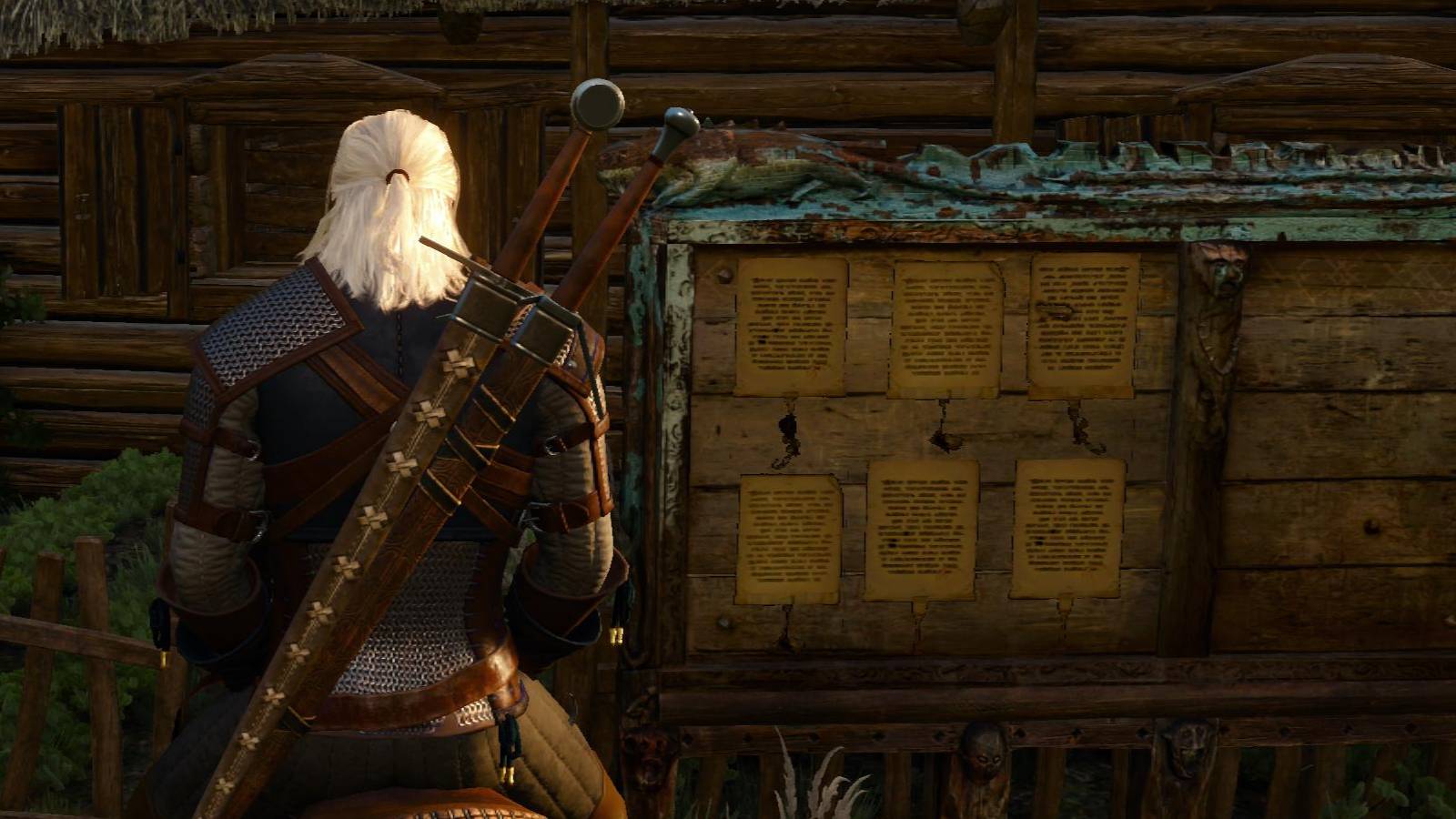 The Witcher 3 first notice board