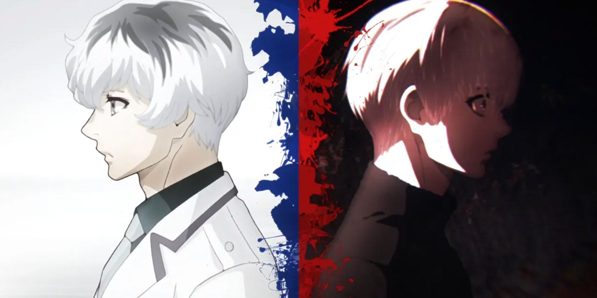 Tokyo Ghoul - Ken Kaneki And His Alter Ego From Tokyo Ghoul Re Back To Back
