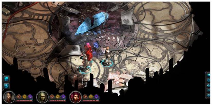 Callistege as an active party member in Torment: Tides of Numenera