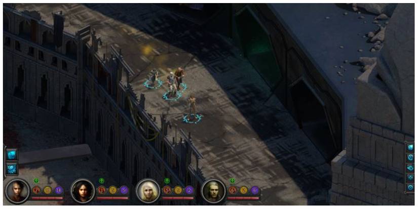 Erritis as an active party member in Torment: Tides of Numenera