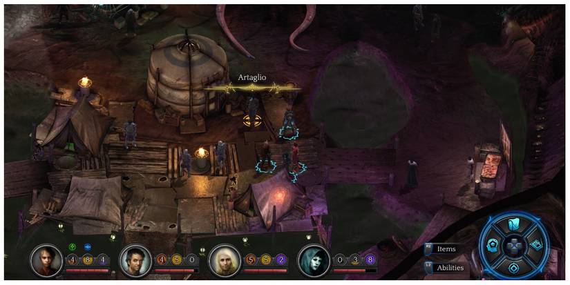 Matkina as an active party member in Torment: Tides of Numenera