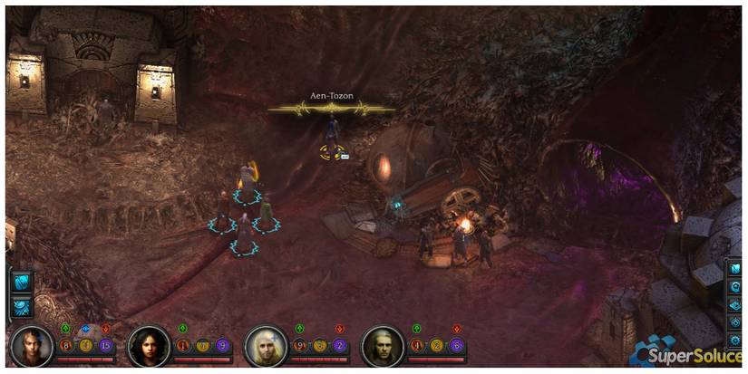 Rhin as an active party member in Torment: Tides of Numenera