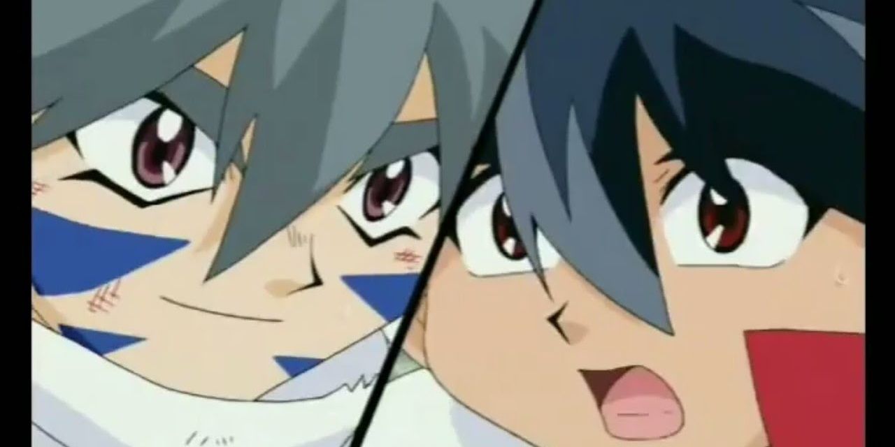 Tyson and Kai in Beyblade