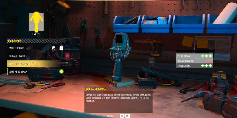 P.K.E Meter Grip Taped Handle Upgrade Ghostbusters: Spirits Unleashed