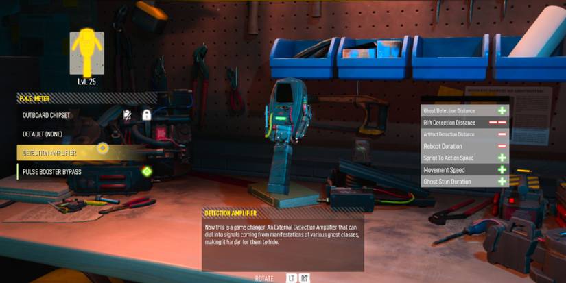 P.K.E Meter Detection Amplifier Upgrade Ghostbusters: Spirits Unleashed