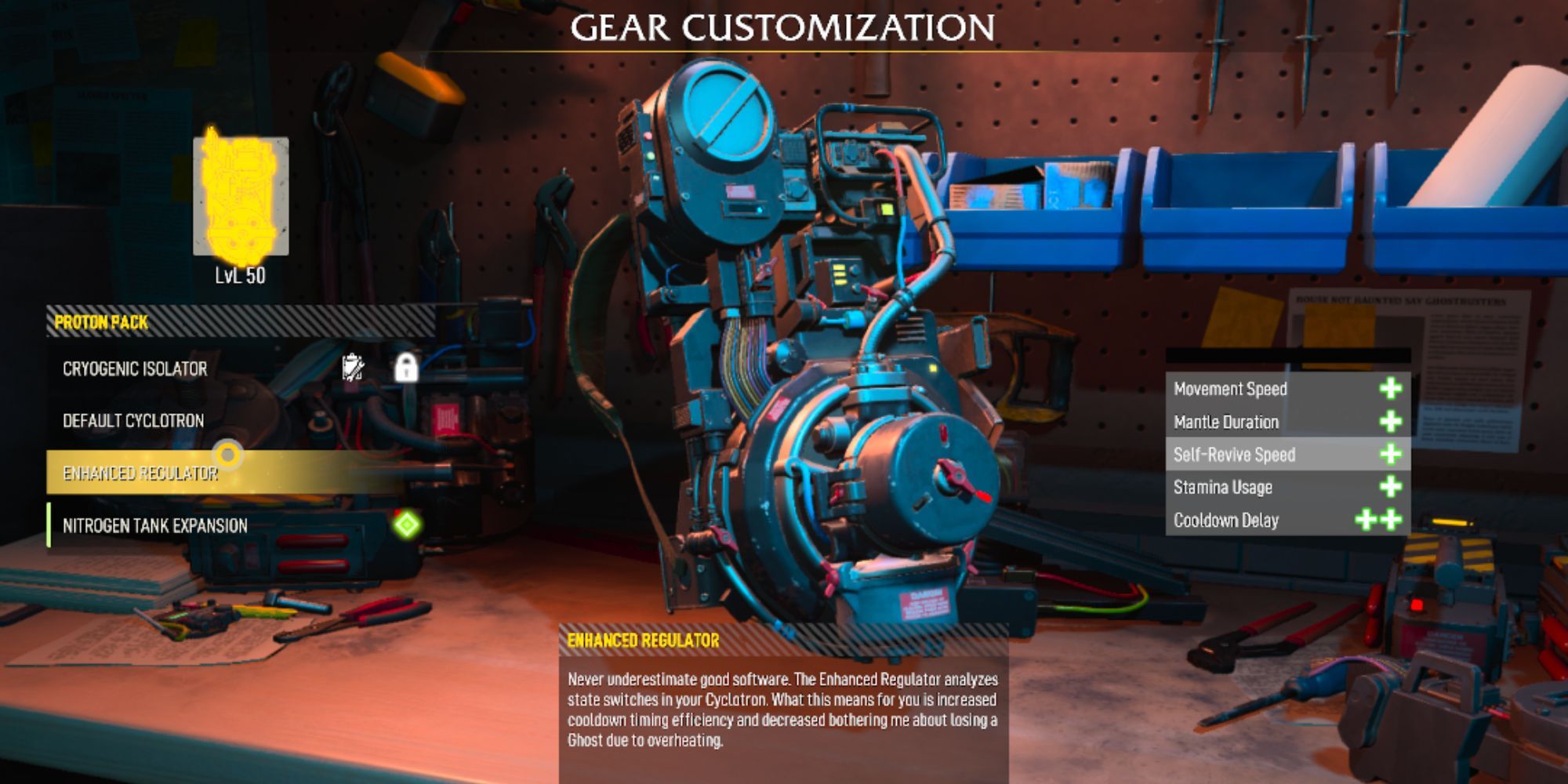 Enhanced Regulator Cyclotron Upgrade Ghostbusters: Spirits Unleashed
