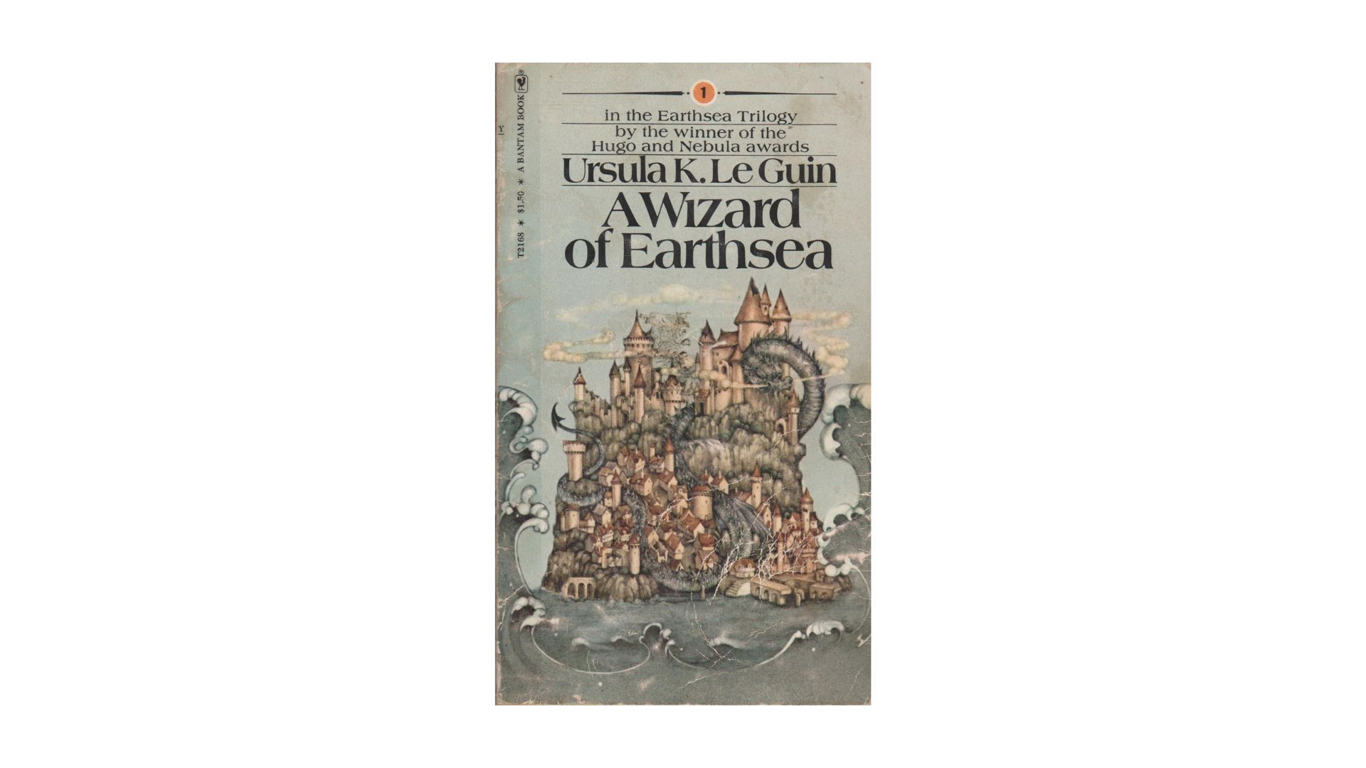 A Wizard of Earthsea by Ursula K. Le Guin Old Book Cover