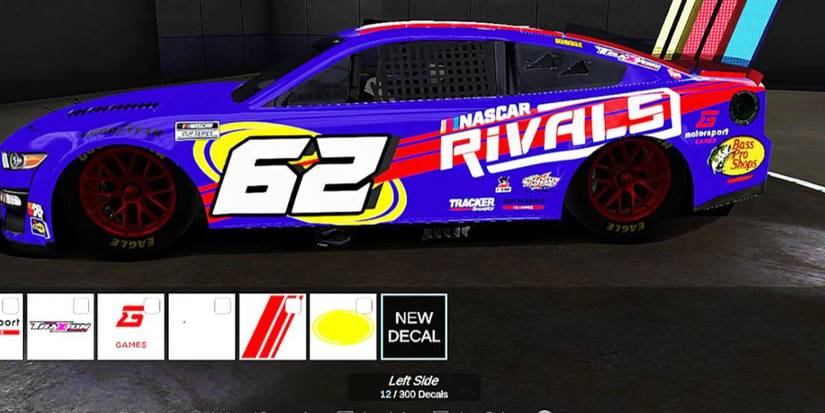 Upgrade menu of Nascar Rivals