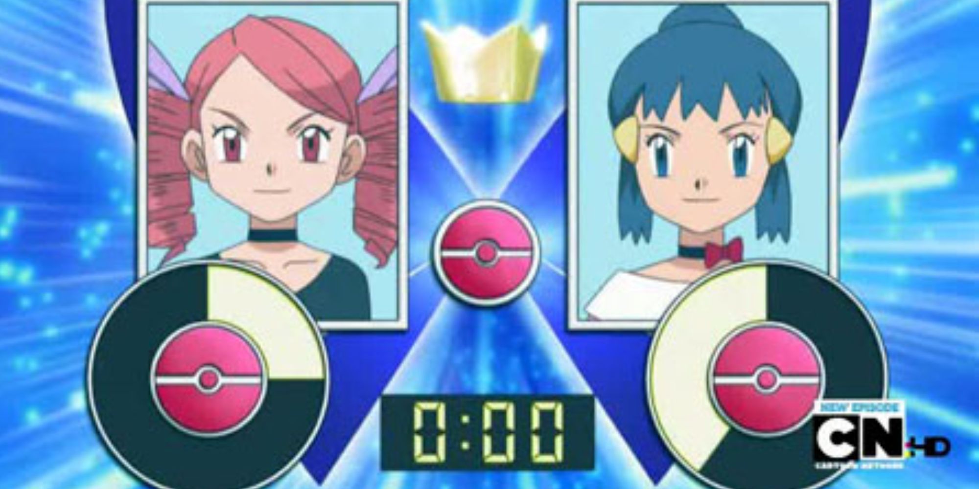 Ursula and Dawn and their scores during the Daybreak town contest
