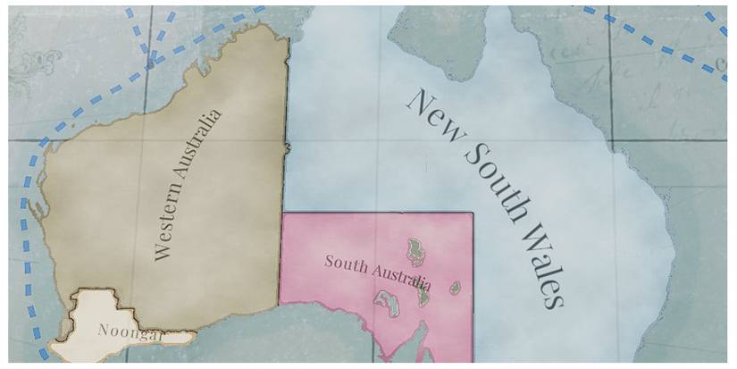 map of Australia in Victoria 3