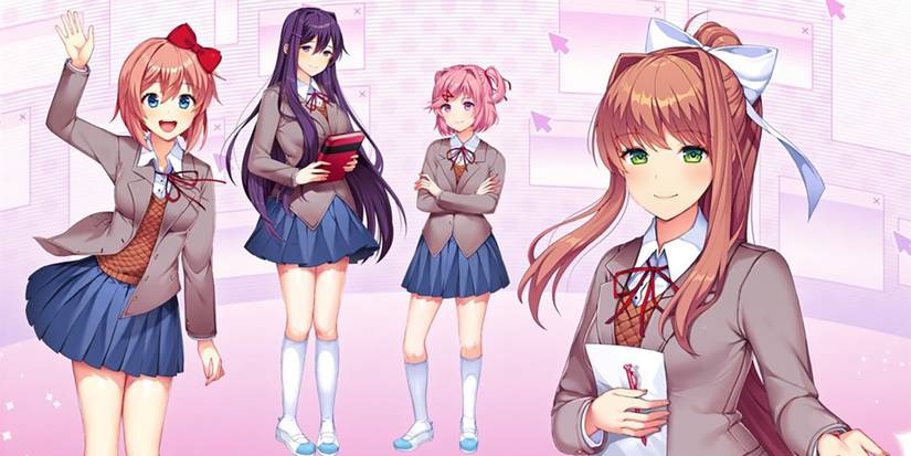 The Girls Of Doki Doki Literature Club