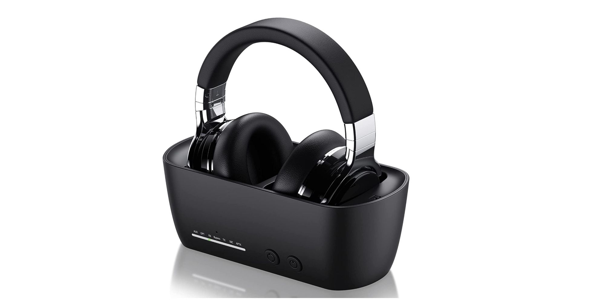Vonaural Wireless Headphones w Bluetooth 5.0 Dock