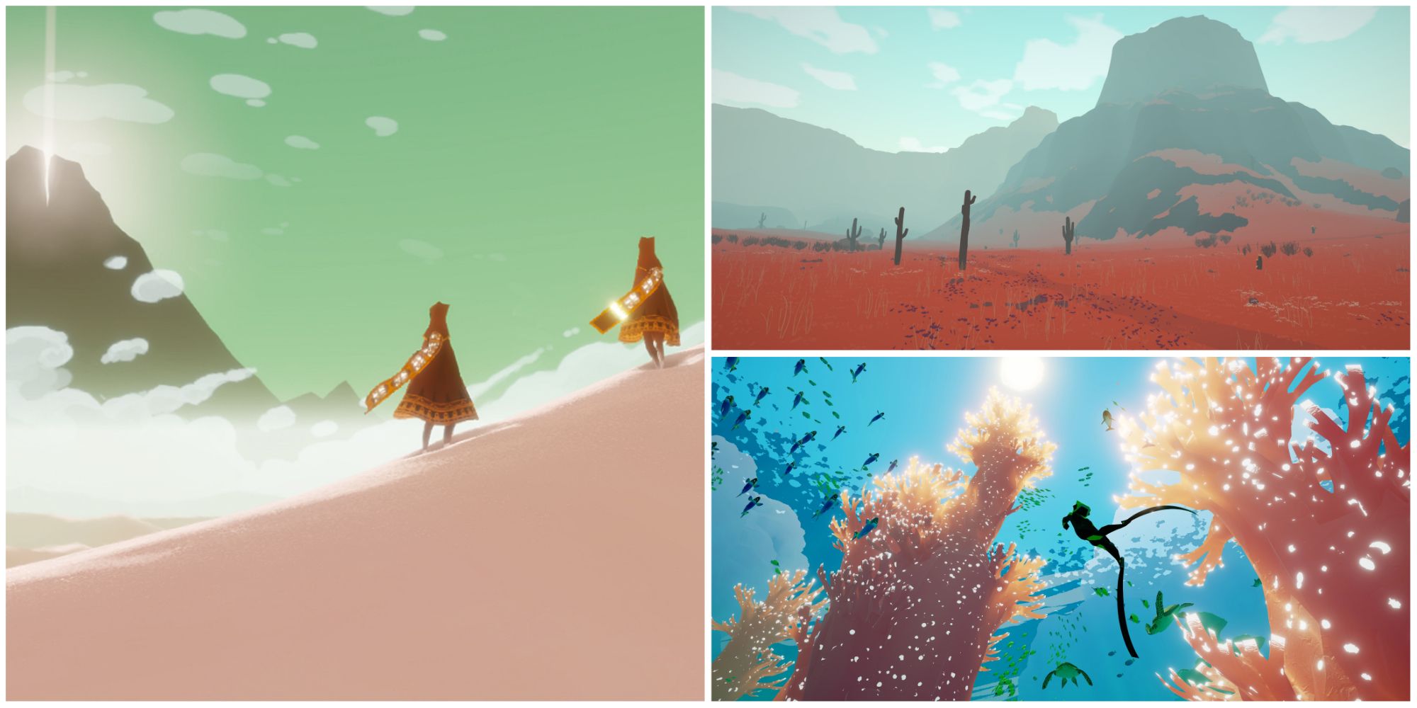 Walking Simulator Games Collage