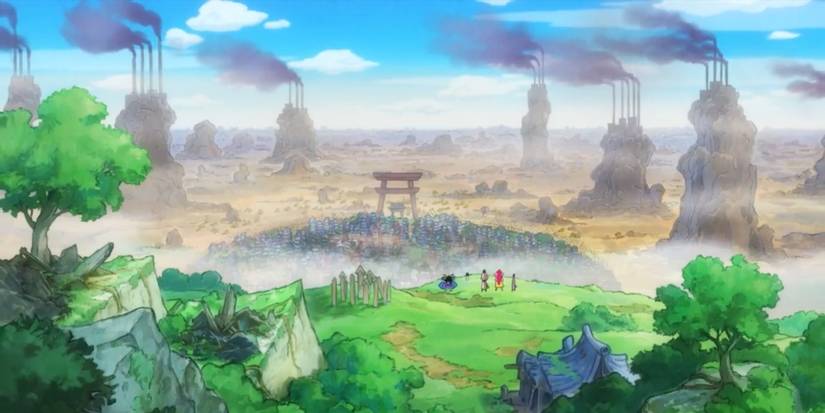 Wano ruined by factories