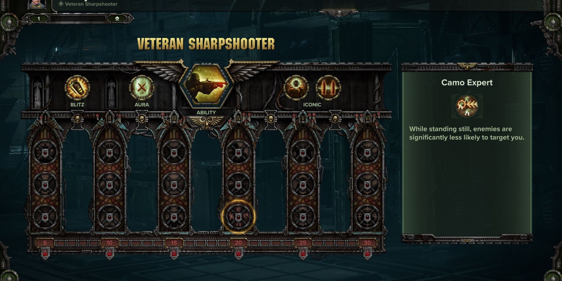 Warhammer 40,000 Darktide Best Feats For The Veteran Sharpshooter