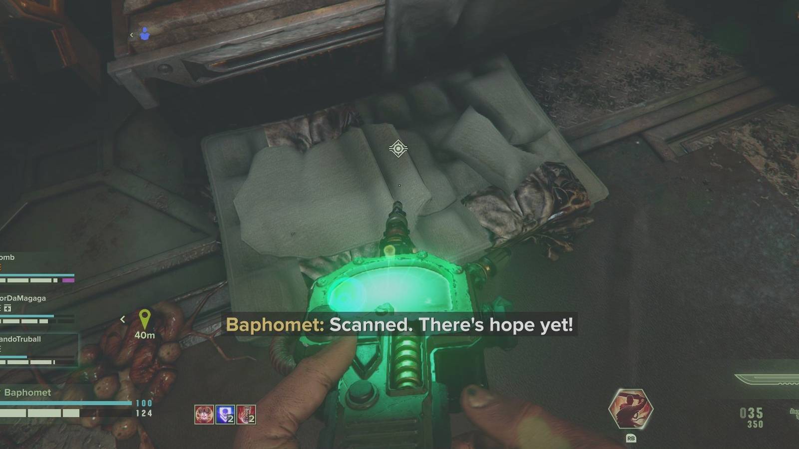 The Auspex being used successfully