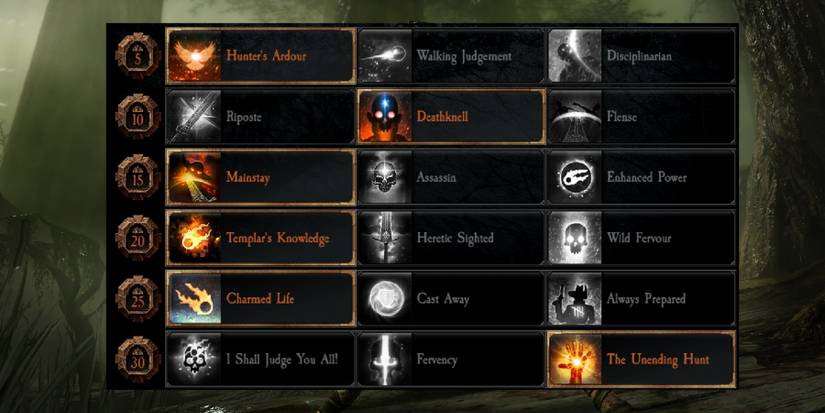 Warhammer Vermintide 2 Best Witch Hunter Captain Talents