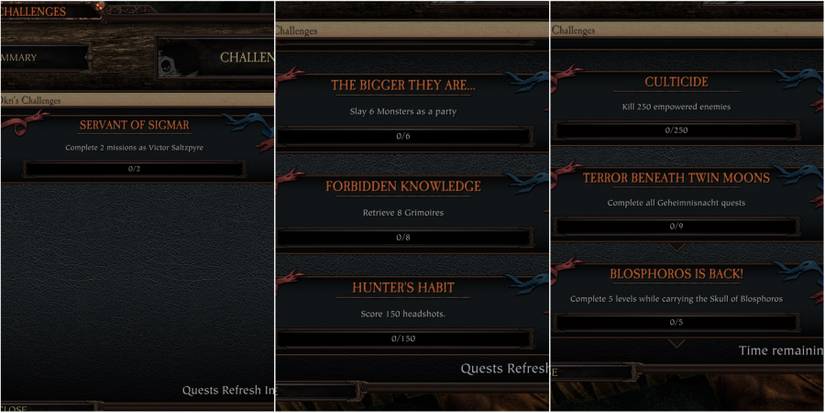 Warhammer Vermintide 2 Daily Weekly And Event Quests