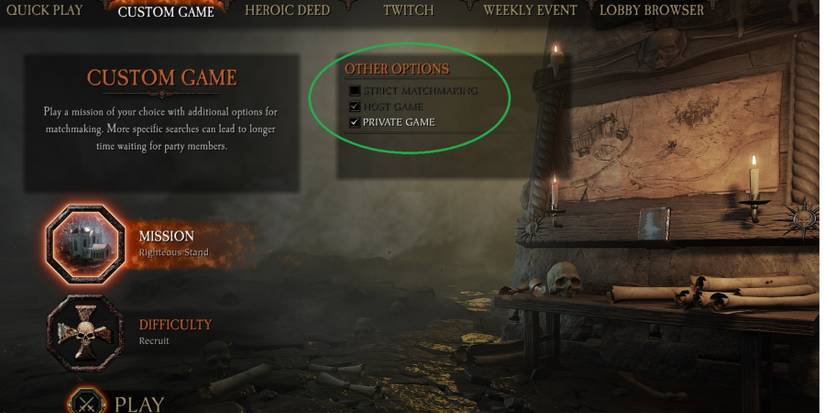 Warhammer Vermintide 2 Making A Solo Game