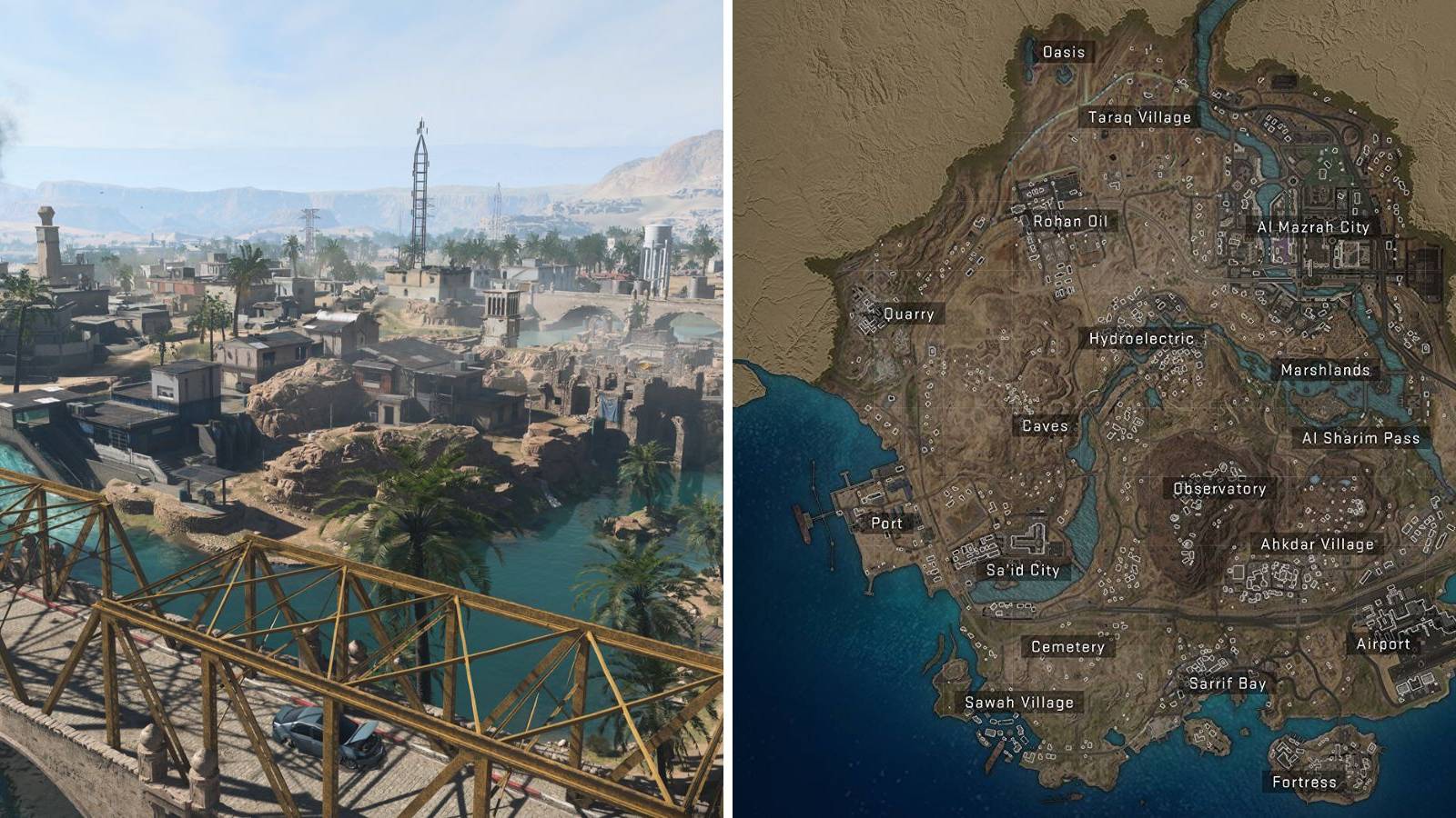 Warzone 2 Map and Point of Interest 