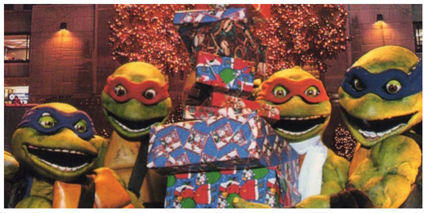 We Wish You a Turtle Christmas Donatello Raphael Michelangelo Leonardo