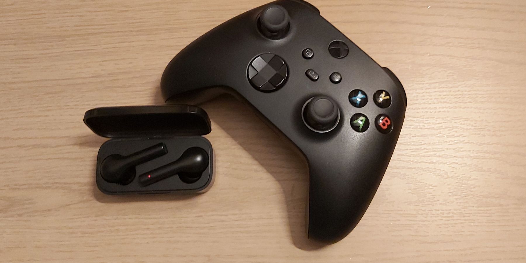 Xbox controller and Bluetooth headset