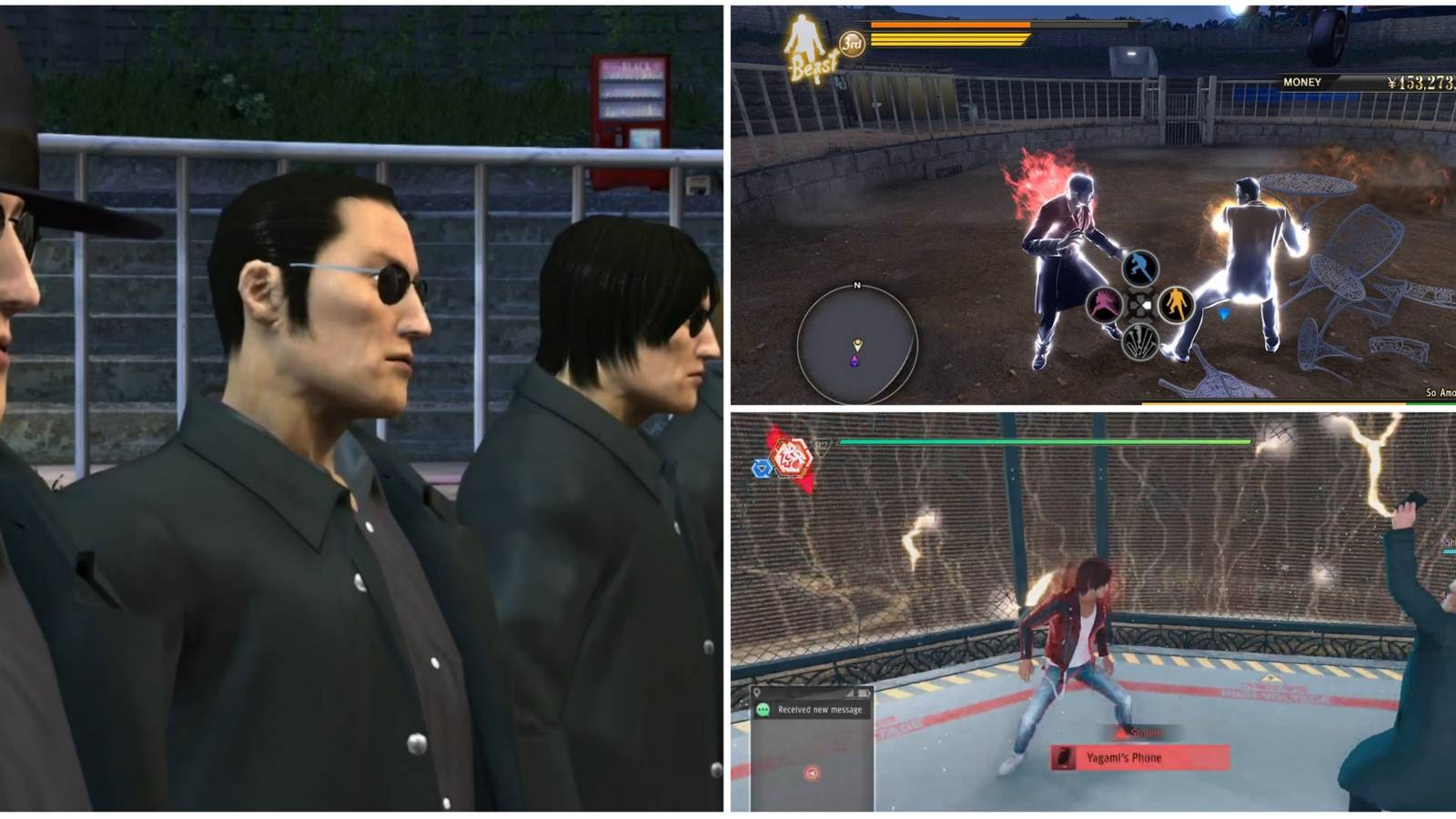 Yakuza Amon Fights- Yakuza 4 Yakuza 0 Judgment